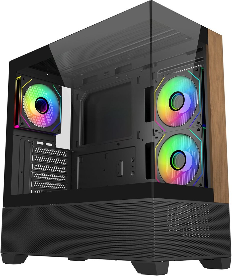 Корпус Cooler Master Elite 690 Wood E690-KHNN-S00