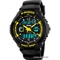 Наручные часы Skmei S-Shock 0931 (черный/желтый)