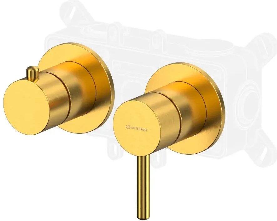 

Смеситель Whitecross Y1243GLB (брашированное золото)