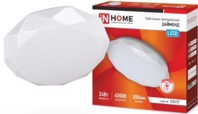 

Светильник-тарелка In Home Deco 24 Вт 4000 К (даймонд)