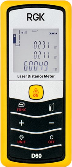 

Лазерный дальномер RGK D60