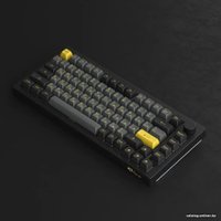 Клавиатура Akko 5075B Plus Black & Gold (Akko Cream Yellow V3 Pro)