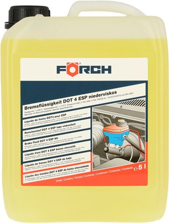 Тормозная жидкость FORCH DOT 4 ESP NV 67607580 5 л