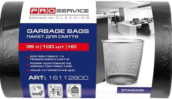 Пакеты для мусора ProService Standard 35 л 16112800 (100 шт)
