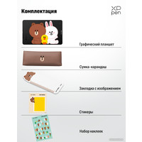 Графический планшет XP-Pen Deco 01 V2 Line Friends Edition