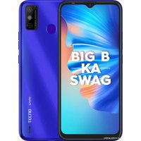 Смартфон Tecno Spark 6 Go 3GB/64GB (водяной синий)