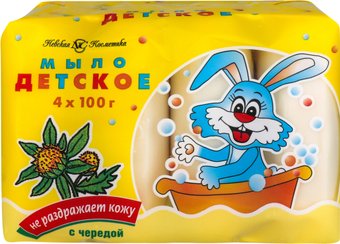 Мыло Невская косметика Детское с чередой 4х100 г