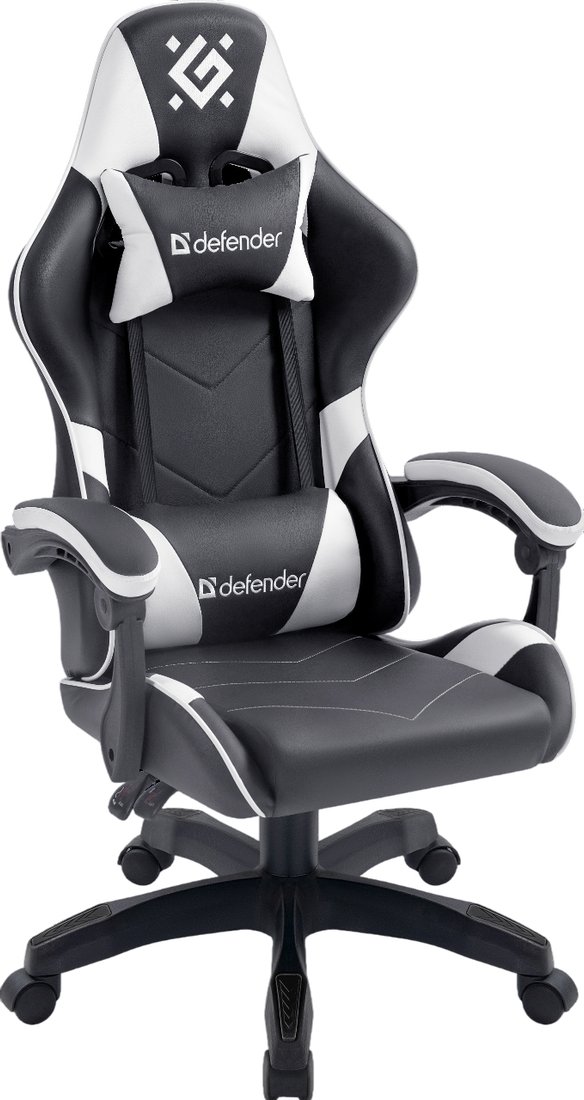 

Игровое (геймерское) кресло Defender Companion (черный/белый)