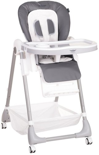Высокий стульчик Martin Noir Tody Lux (slate gray) 0+
