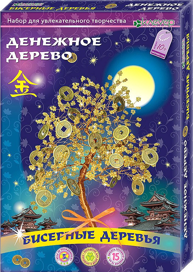 

Набор для создания поделок/игрушек Клеvер Денежное дерево АА 46-102