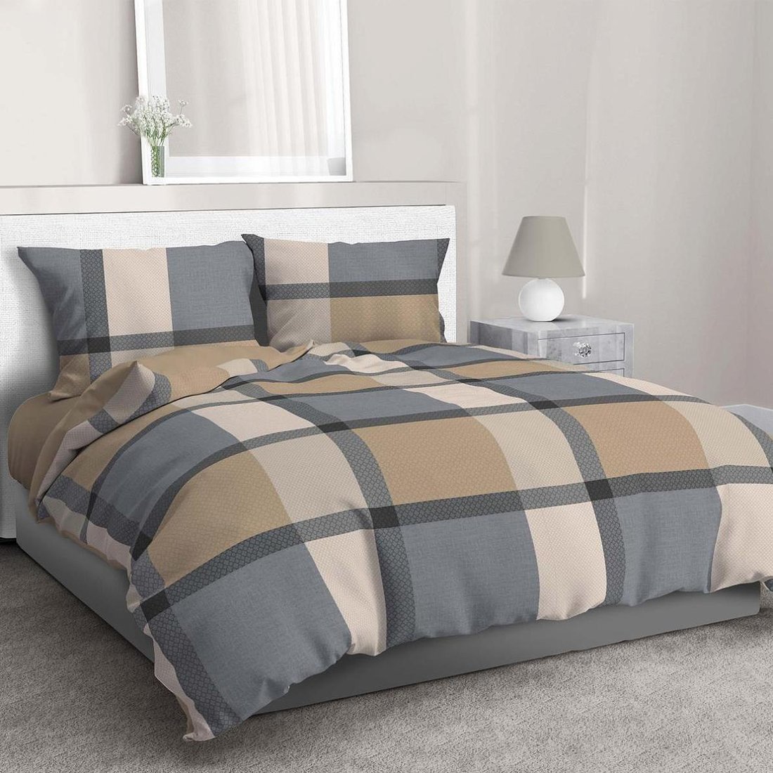 

Постельное белье Реноме 2сп с Евро простыней Верде 50417-1