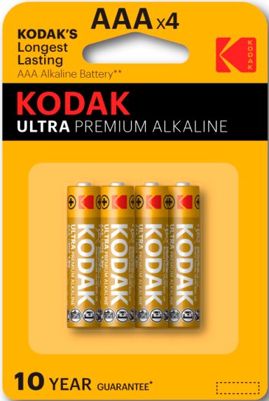 

Батарейка Kodak ULTRA PREMIUM LR03-4BL K3A-4 U 30959521-RU1