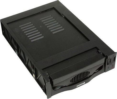 

Бокс для накопителей 3.5" AgeStar SR3P-SW-1F Black
