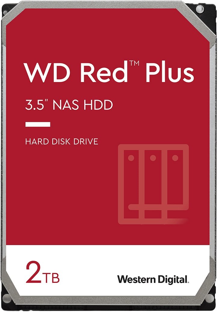 

Жесткий диск WD Red Plus 2TB WD20EFZX