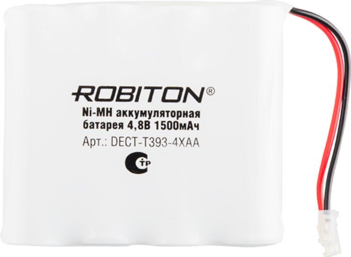 

Аккумулятор Robiton DECT-T393-4XAA 1500 mAh 1 шт.