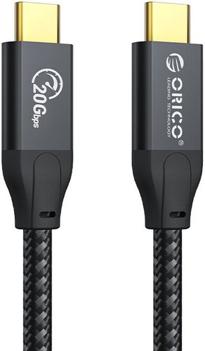 Кабель Orico CM32 USB Type-C - USB Type-C (1 м, черный)