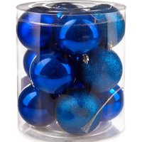 Елочная игрушка Ausini VT25-04005-4 (синий, 12 шт)
