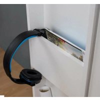 Шкаф распашной Глазов МЦН Лойс 85 (Дуб золотистый/Белый/Графит)