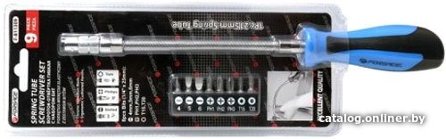 Набор отвертка с битами FORSAGE F-811309 (9 предметов)