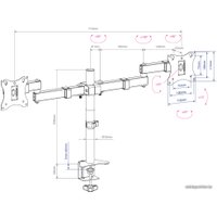 Кронштейн для монитора Arm Media LCD-T04