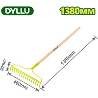 Грабли зубчатые Dyllu DTXW4316