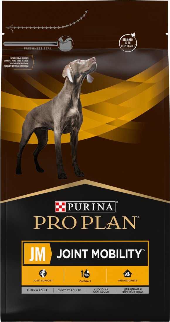 

Сухой корм для собак Pro Plan Veterinary Diets JM Joint Mobility для поддержки работы суставов 3 кг