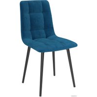 Стул Олмеко Белла П00328599 (велюр тенерифе океан/черный)