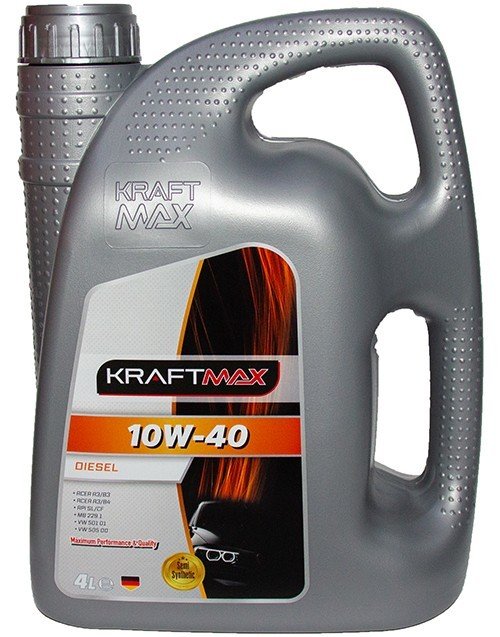 

Моторное масло KraftMax 10W-40 Diesel KM126/4 4л