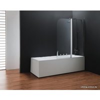 Стеклянная шторка для ванны Omnires QP95B-P TR