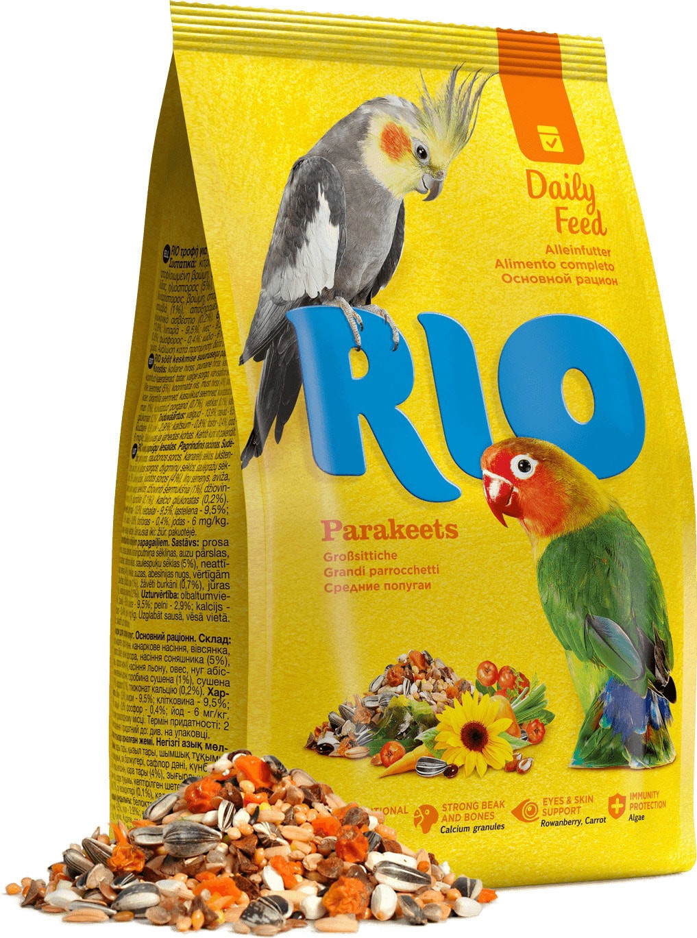 

Корм для птиц Rio Основной рацион 4602533783465 1 кг