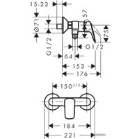 Смеситель Hansgrohe Logis 71600000