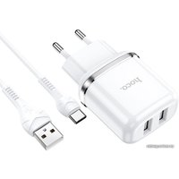 Сетевое зарядное Hoco N4 USB Type-C (белый)