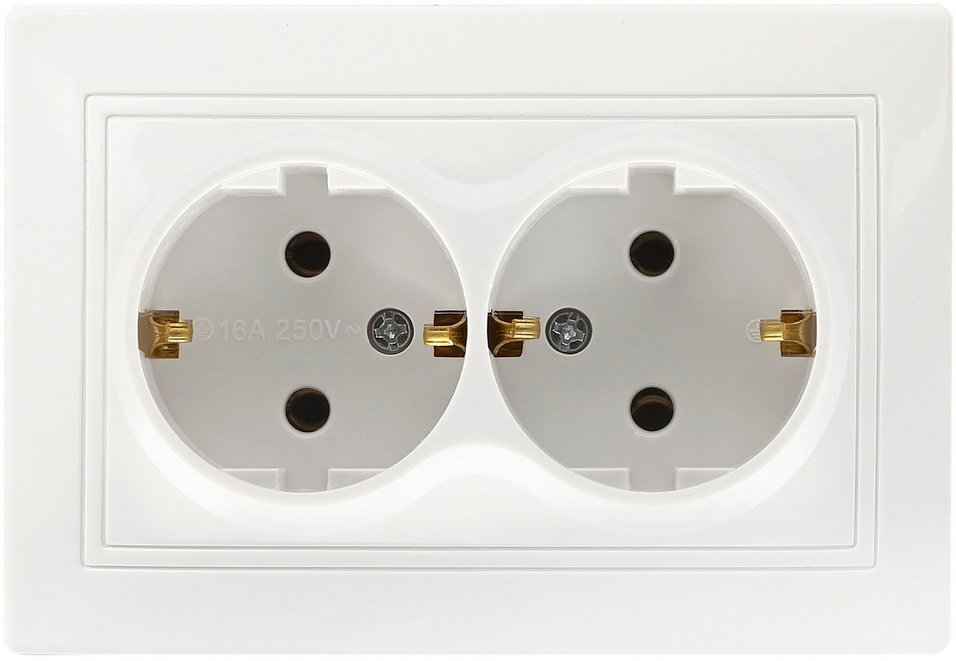 

Розетка SmartBuy Венера SBE-01w-16-S2-Z