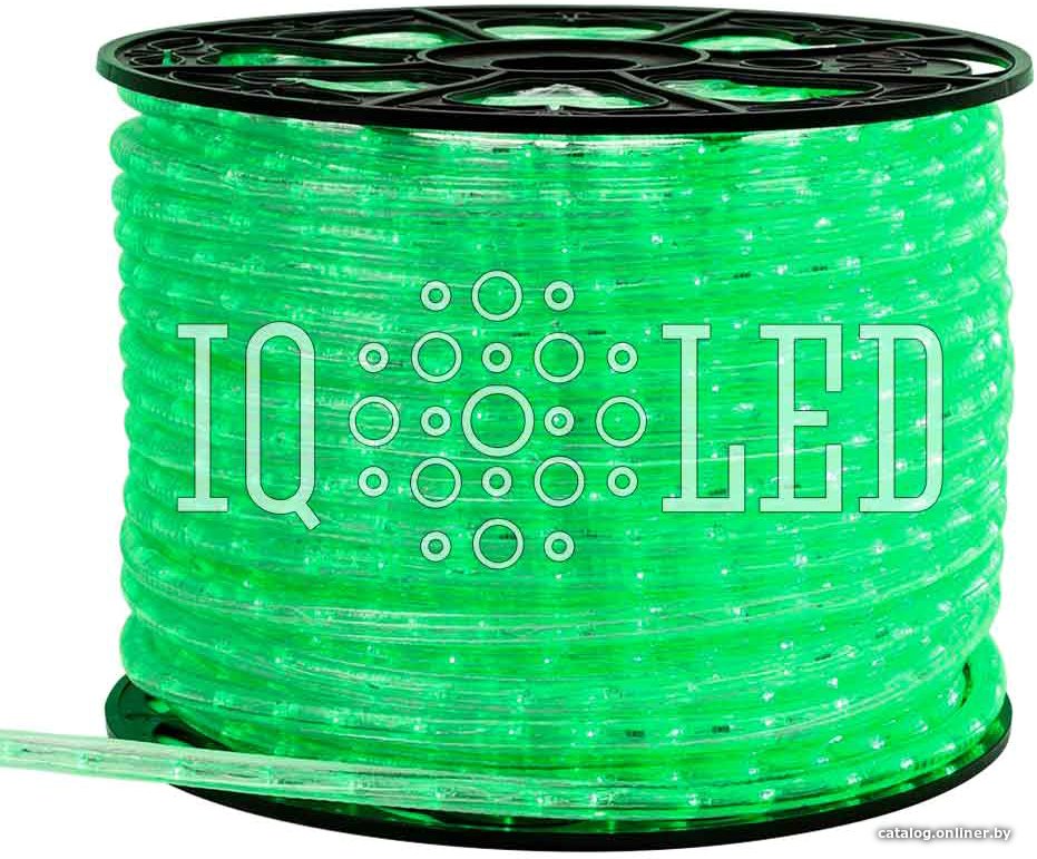 Дюралайт IQLED зеленый Flash 220V, 36 LED/m, 100m (1 м)