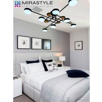 Припотолочная люстра Mirastyle SX-N-8996/8 BK