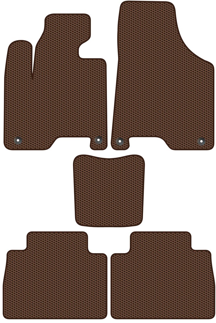 

Комплект ковриков для авто Alicosta GAC GS8 I (suv / J2F5, J2F5B) 2016 - Н.В. (коричневый, сота)
