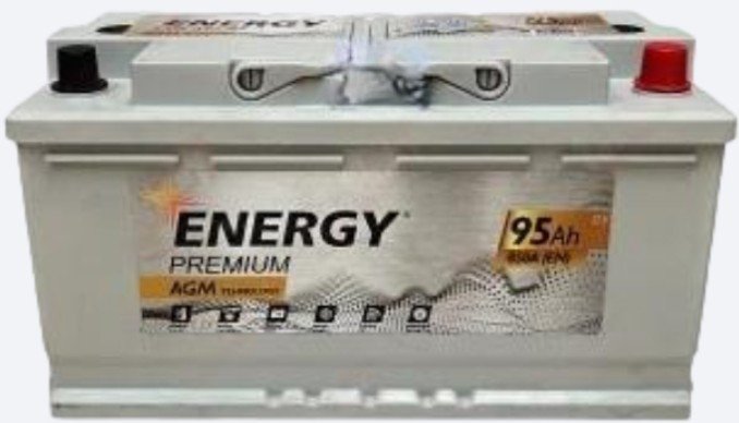 

Автомобильный аккумулятор Energy Premium AGM R+ (95 А·ч)