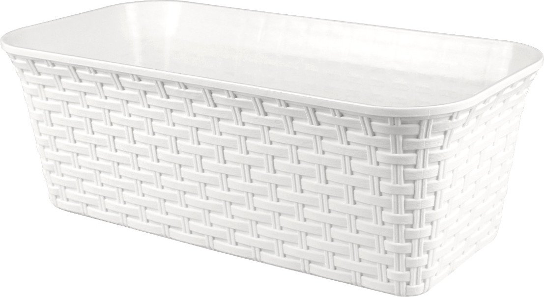 

Вазон Violet Ротанг 354006 (белый)