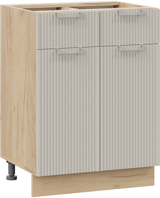 

Шкаф напольный Трия Кимберли 1Н6Я1 (дуб крафт золотой/крем)