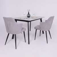 Кухонный стол Lepremo AV 1209/1 МДФ раздвижной 1200-1600x800 (Ароза светлая/черный)