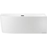 Ванна Wellsee Belle Spa 2.0 160x75 235803003 (пристенная ванна (правая) белый глянец, экран, каркас, сифон-автомат матовый черный)