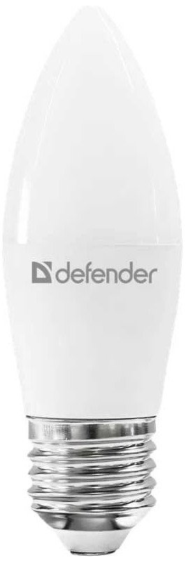 Светодиодная лампочка Defender C37-12W-865-E27