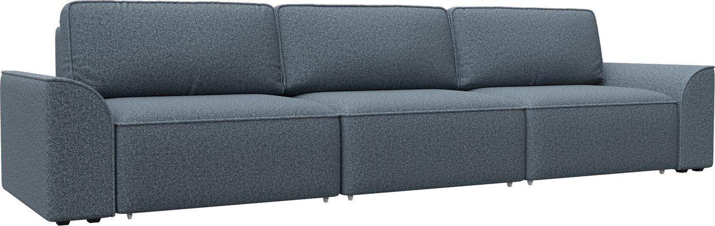 

Диван Лига диванов Лига-048 НПБ Лонг 128369 (велюр Ness 12 серый)