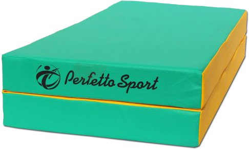 

Cпортивный мат Perfetto Sport №3 складной 100x100x10 (зеленый/желтый)