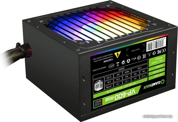 Блок питания GameMax VP-600-RGB