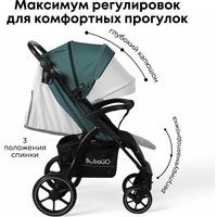 Коляска прогулочная «книга» Bubago Model Cross City BG 155-4 (зеленый)