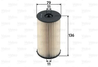 Топливный фильтр Valeo 587904