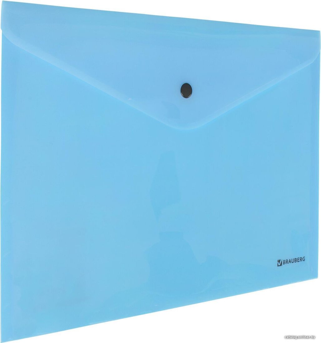 Папка-конверт BRAUBERG Pastel 270474 (голубой)