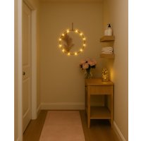 Подвеска AksHome Тип 7 Круг с веткой D20см 13LED 2АА