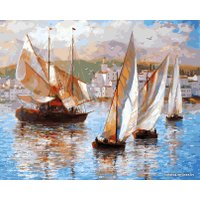 Картина по номерам Белоснежка Морская прогулка по Италии 033-AB